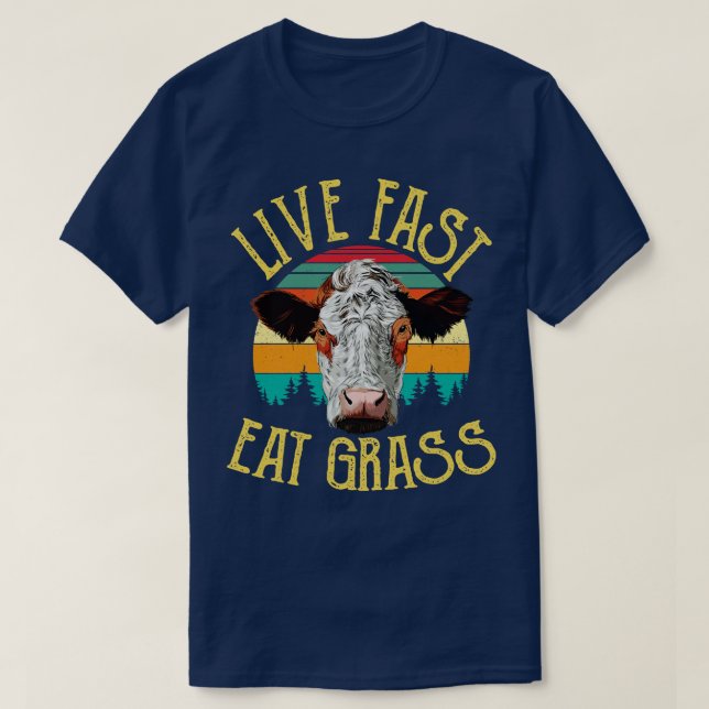cow lover farmer funny T-Shirt (Design Front)