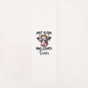 Cow Lover Just A Girl Who Loves Cows _1 Yoga Mat