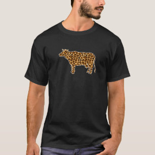 COW Lover Pet Animal Print Leopard Girls Women Mot T-Shirt