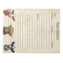 Cow Lover Recipe Pad - Perfect for sharing 