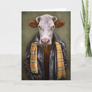 Cow Man Card