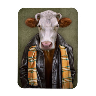 Cow Man Magnet