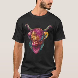 Cow Men's Farm Women's Colourful Animal T-Shirt