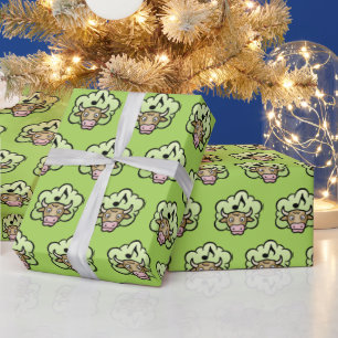 Cow Methane Cartoon Wrapping Paper
