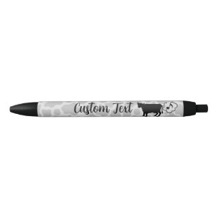 Cow Methane Icon Ink Pen