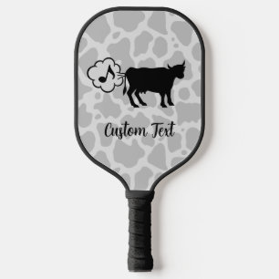 Cow Methane Icon Pickleball Paddle