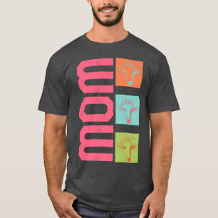 Cow Mom Mother's Day Cow Lover Wife Farm Animal Fa T-Shirt