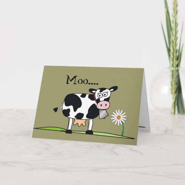 Cow-Moo.....Hope you have a Happy Fathers Day Card (Front)