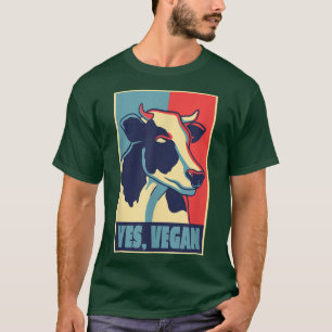 Cow motif for vegan vegetarian team Herbivore T-Shirt