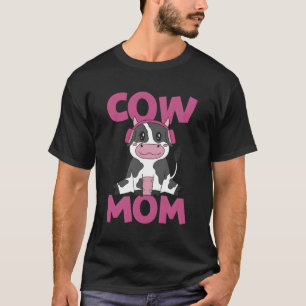 Cow Mum Dairy Farm Animals Farmers T-Shirt