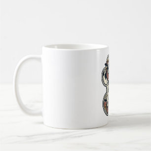 Cow Mum Shirt Vintage Engraving Sunflower Western Coffee Mug