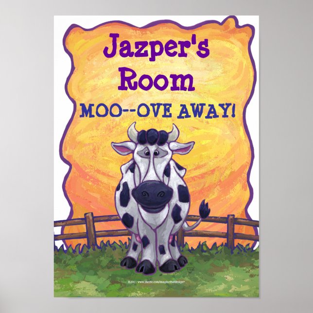 Cow My Room Poster (Front)