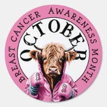 Cow October is Breast Cancer Awareness