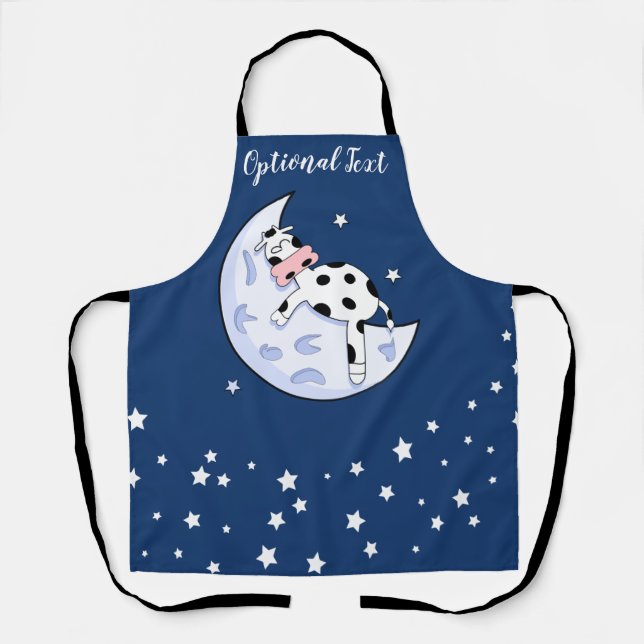 Cow Over the Moon Apron (Front)