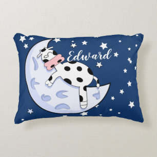 Cow Over the Moon   Decorative Cushion