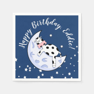 Cow Over the Moon Napkin
