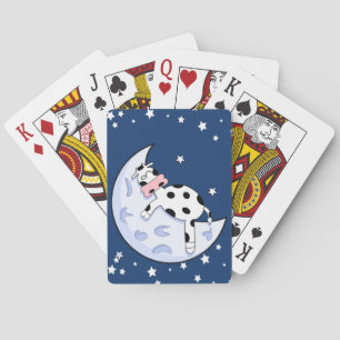 Cow Over the Moon Playing Cards