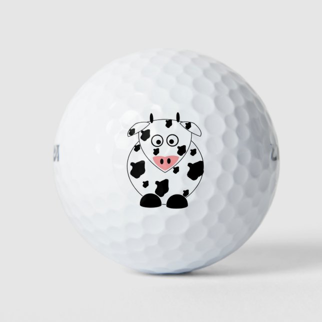 Cow Pack of Golf Balls (Front)