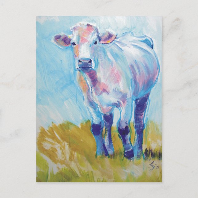 Cow Painting Postcard (Front)