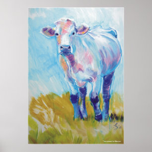 Cow Painting Poster
