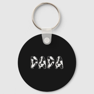 Cow Papa Birthday Family Matching Fathers Day Boy  Key Ring