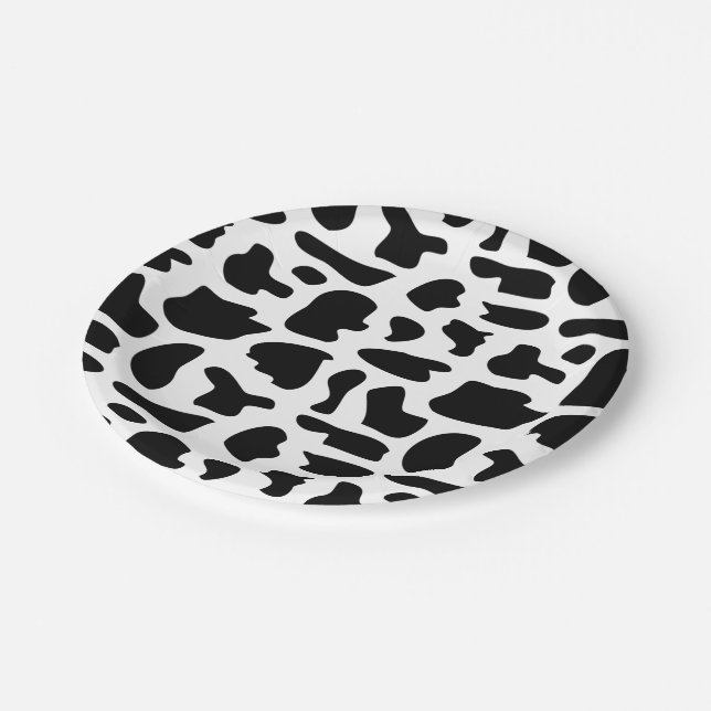 Cow Paper Plate (Angled)