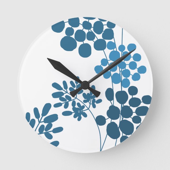Cow parsley    round clock (Front)