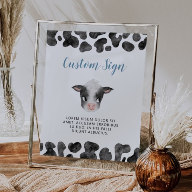 Cow Party Custom Sign (Creator Uploaded)