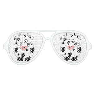 Cow Party Glasses
