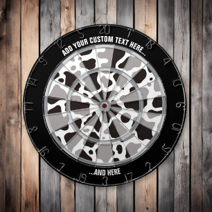 Cow Pattern Background Dartboard