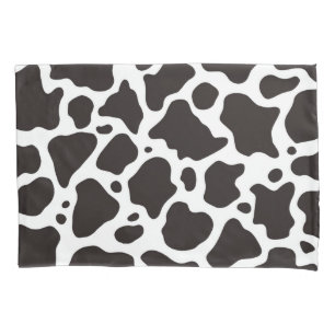 Cow pattern background pillowcase