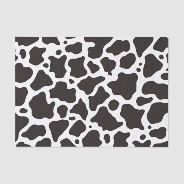 Cow pattern background tissue paper (Front)
