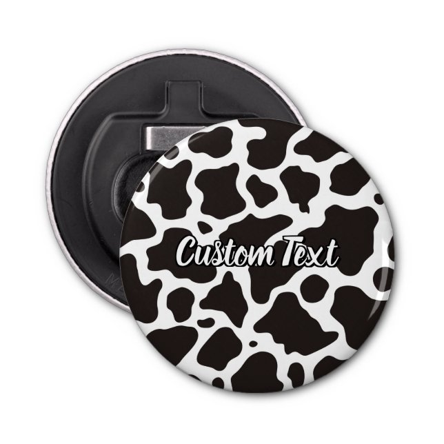Cow Pattern Bottle Opener (Front)