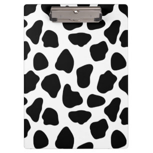 Cow pattern clipboard