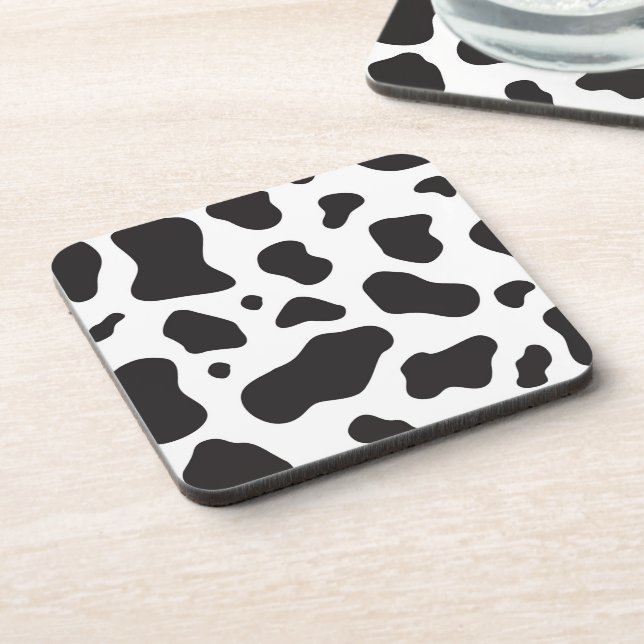 Cow Pattern Coaster (Left Side)