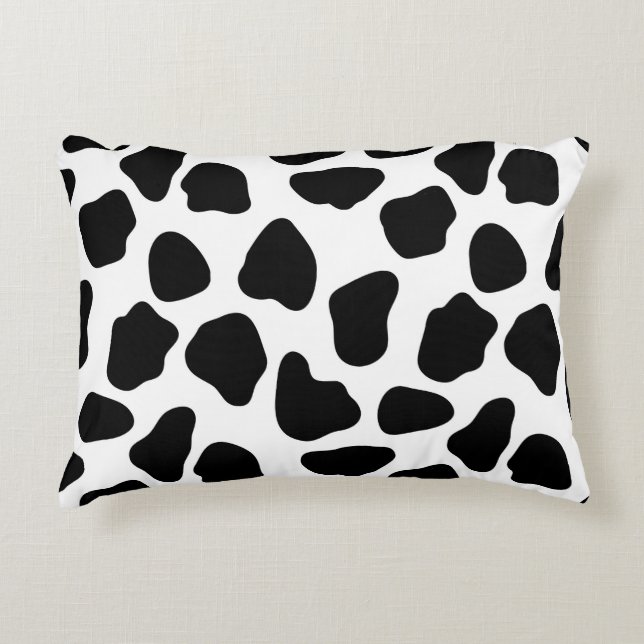 Cow pattern decorative cushion (Front)