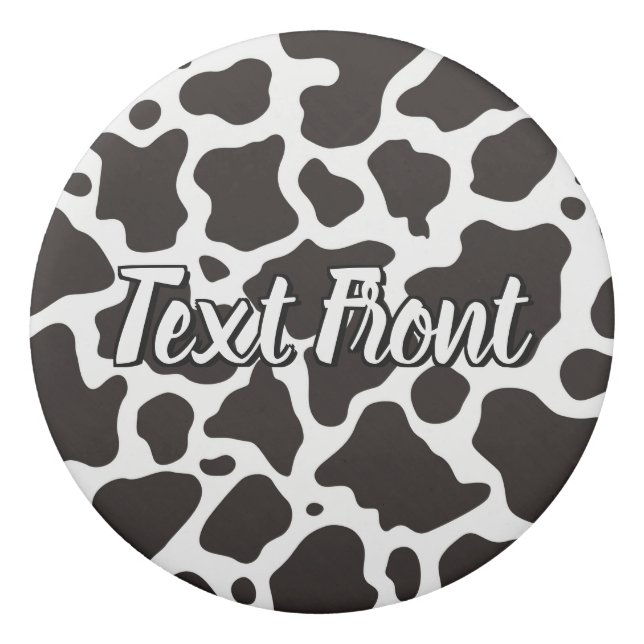 Cow Pattern Eraser (Front)