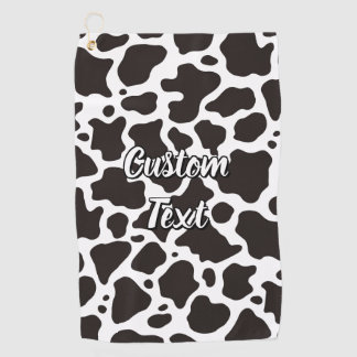 Cow Pattern Golf Towel