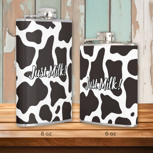 Cow Pattern Hip Flask