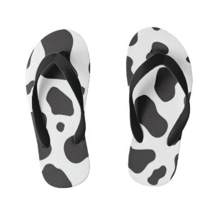 Cow Pattern Kid's Thongs