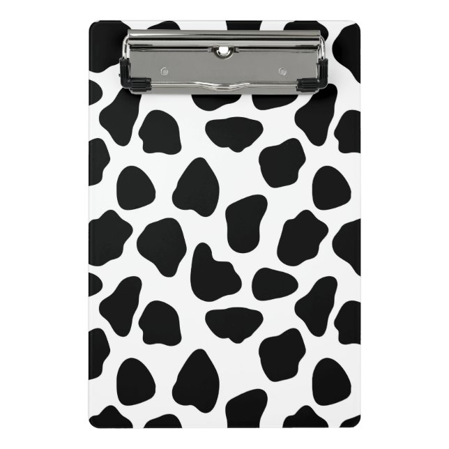 Cow pattern mini clipboard (Front)