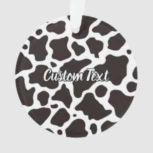 Cow Pattern Ornament