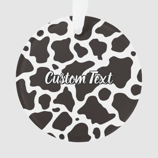 Cow Pattern Ornament (Front)