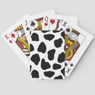 Cow pattern playing cards