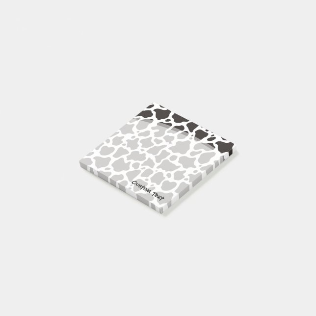 Cow Pattern Post-it Notes (Angled)