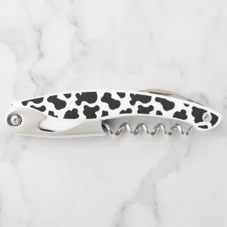 Cow Pattern Print Corkscrew
