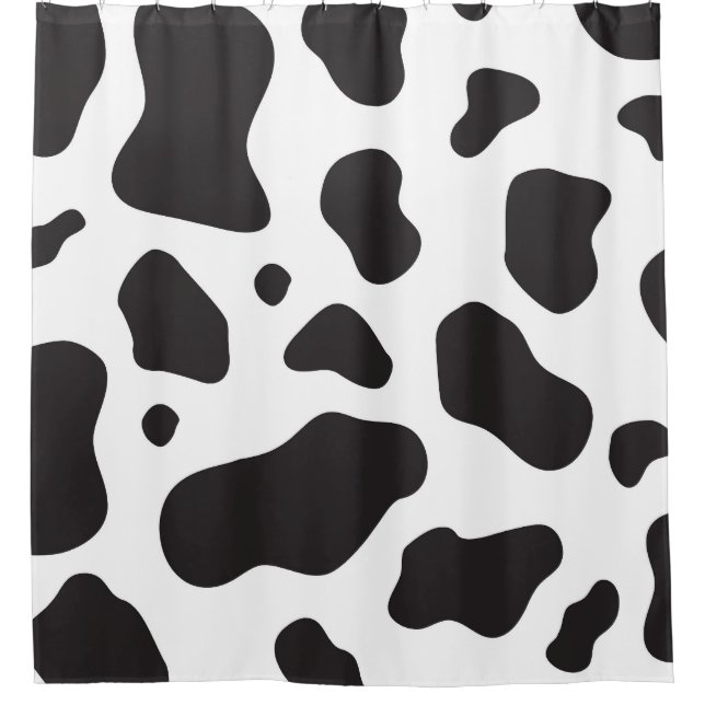 Cow Pattern Shower Curtain (Front)