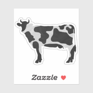 Cow pattern silhouette