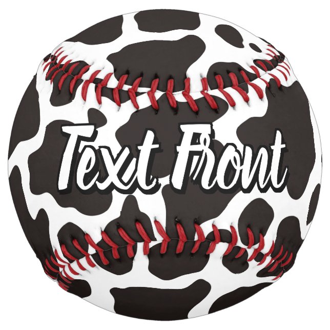 Cow Pattern Softball (Front)