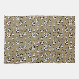 Cow Pattern Tea Towel